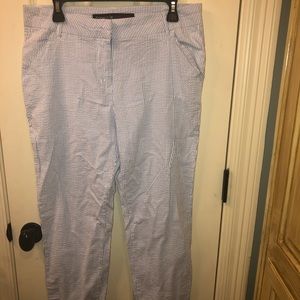 Searsucker crop pants
